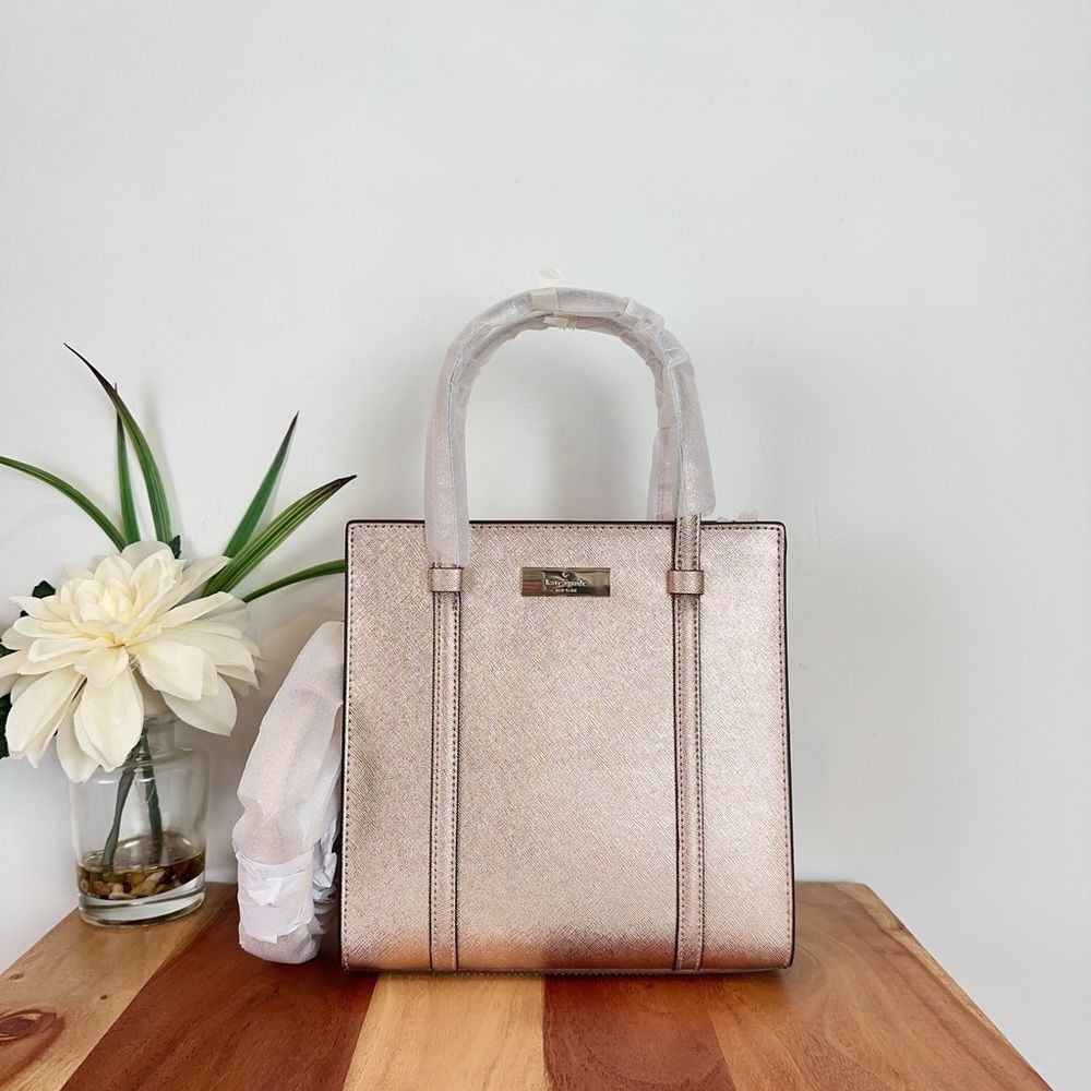 NWT Kate Spade Kenzie Limited Edition Metallic‎ Small Tote